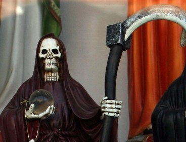 Figurine of Santa Muerte. (MCT image)