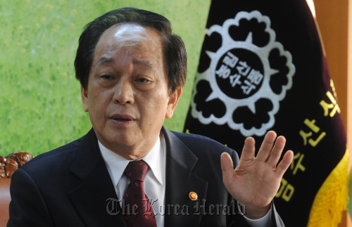 Agriculture Minister Seo Gyu-yong   Lee Sang-sub/The Korea Herald