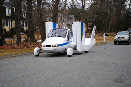 A prototype of flying car "Transition" (AP-Yonhap News)