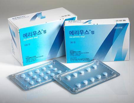 한국MSD(대표 현동욱)는 알레르기성비염, 만성특발성 두드러기증상 등을 완화하는 항히스타민제 ‘에리우스정’을 최근 출시했다고 5일 밝혔다.