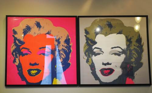 Andy Warhol's "Marylin" -- This photo is not directly related to the story. (AFP-Yonhap News)