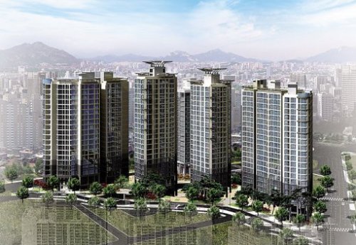 LH(한국토지주택공사)는 고급 주상복합 ‘마포 펜트라우스’<투시도> 분양주택 잔여세대(100가구)에 대해 오는 16일부터 선착순 무이자 할부 분양에 들어간다고 10일 밝혔다.