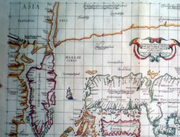 This 17th century nautical chart made by British explorer Sir Robert Dudley describes waters between Korea and Japan as "Mare di Corai(the Sea of Korea). (Yonhap News)