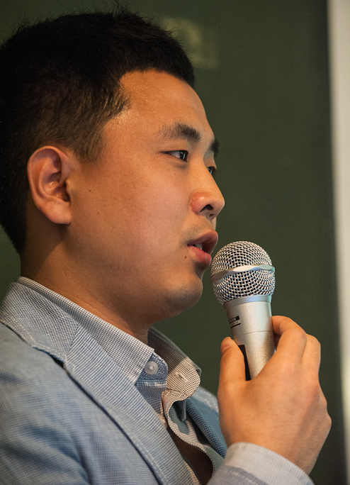 SP JFNK
North Korean refugee Kang Won-cheol talks at the first NK Human Rights Speaker Series event. Luc Forsyth