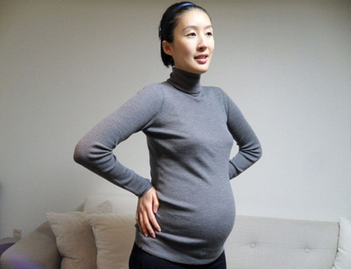 홍진경 만삭 사진 공개…“아름다운 예비엄마의 모습”