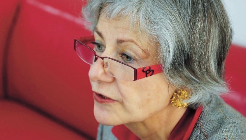 UNDP director Anne-Isabelle Degryse-Blateau. (Park Hae-mook/The Korea Herald)