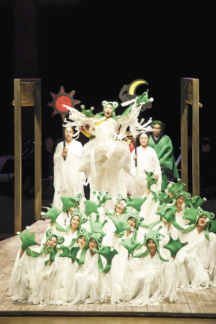 A scene from “Sejong the Great for the illiterates” (National Gugak Center)