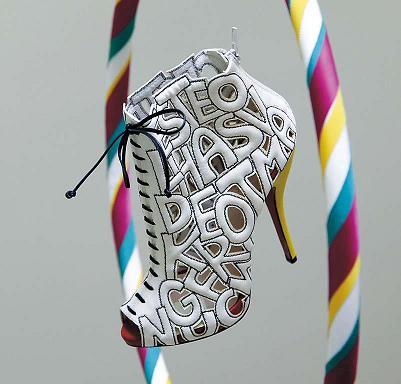 Showgirl glamour at Louboutin’s London shoe show