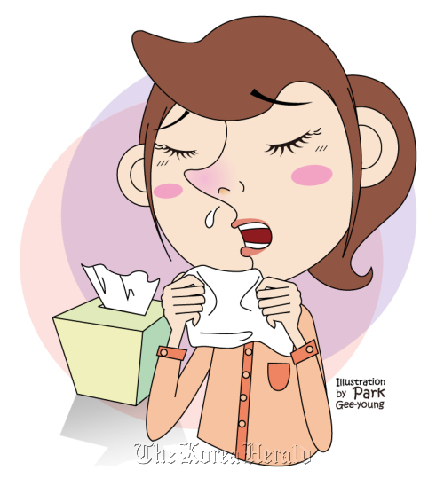 Acute bronchitis  Illustration by Park Gee-young
