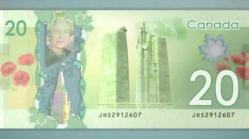 Canada's new plastic $20 bill
