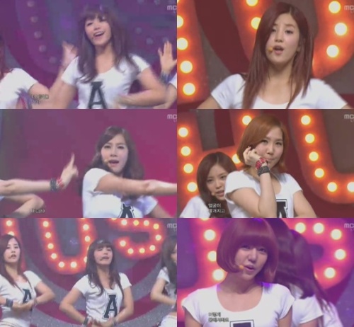 ‘음중’ 에이핑크, 소녀 감성 담은 상큼발랄 무대 ‘男心흔들’