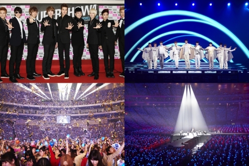 슈퍼주니어(가수)
그룹 슈퍼주니어가 도쿄돔에서 열린 월드 투어 ‘슈퍼쇼4’를 통해 한류열풍의 새로운 역사를 썼다.