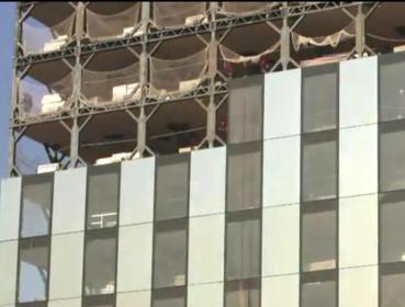 An image grab from a YouTube video which shows last year's construction of 30-story building in 15 days.
(YouTube)