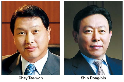 최태원(좌/기업인)/신동빈(우/기업인)