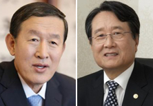 허창수(좌/기업인)/유장희(우/복지기관단체인, 교수)
허창수 전국경제인연합회(전경련) 회장과 유장희 동반성장위원장(동반위)이 17일 처음 만난다. 이들은 서울 여의도 한 식당에서 오찬을 갖고 향후 실질적인 동반성장 협력 관계를 다진다. 만남은 비공개다. 이날 만남은 유 위원장 취임 후 첫 회동이라는 점에서 어떤 얘기들이 오고갈지 주목된다.