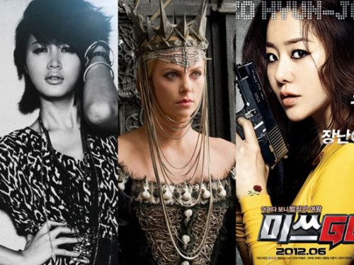 김혜수(탤런트, 영화배우)/샤를리즈 테론 (Charlize Theron/영화배우/남아프리카공화국)/고현정(탤런트, 영화배우)