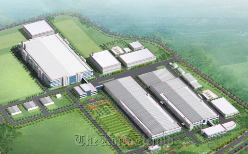 A view of LG Display’s panel production facility in Guangzhou, Guangdong, China.  LG Display