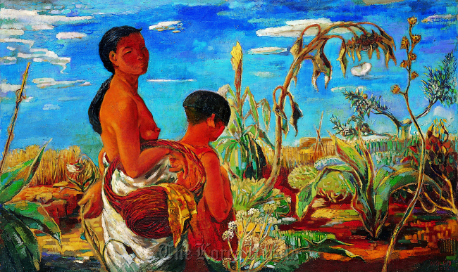 “On an Autumn Day” by Lee In-sung.  National Museum of Contemporary Art of Korea