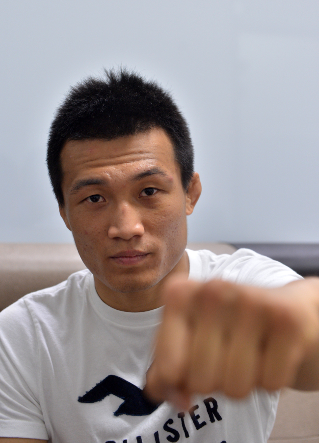 UFC fighter Jung Chan-sung  Lee Sang-sub/The Korea Herald