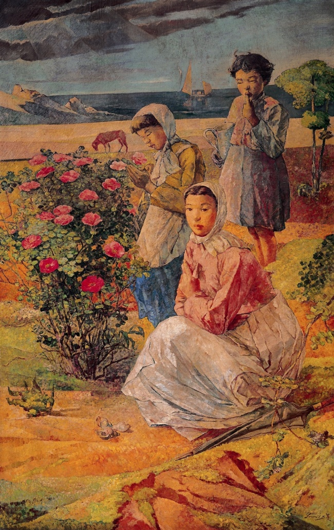 1944, 캔버스에 유채, 228.5x146cm / 사본1-이인성 탄생100주년 특별전‘鄕’,서양과 다른 우리의 향토색을 그리다