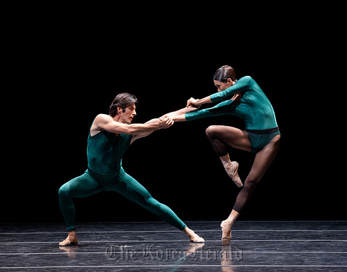Cho Soo-youn (right), principal dancer with the Tulsa Ballet IPAP