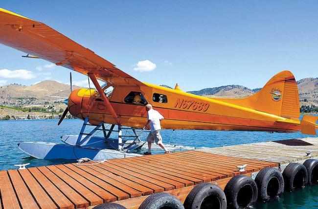 Chelan Seaplanes carry visitors from the town of Chelan to the settlement of Stehekin, at the other end of 80-kilometer-long Lake Chelan. (Christopher Reynolds/Los Angeles Times/MCT)