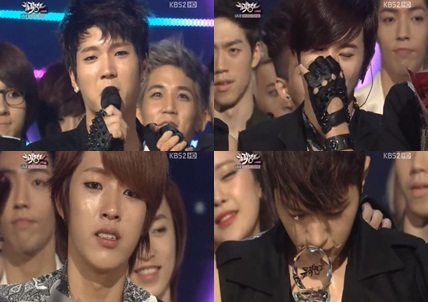 인피니트 ‘뮤직뱅크’서 ‘추격자’로 1위 수상 ‘기염’