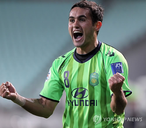 Jeonbuk Hyundai Motors’ Eninho recently had the KOC recommend against his application for special naturalization. Yonhap News