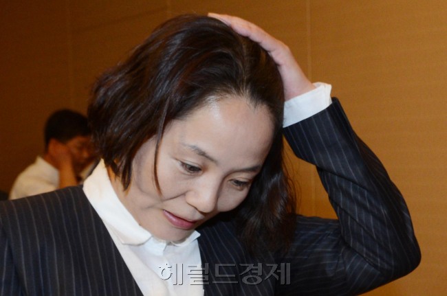 4일 서울 양재동 교육문회뢰관에서 열린 민주통합당 의원워크숍에 참석한 임수경의원. 박현구 기자phko@heraldm.com 2012.06.0