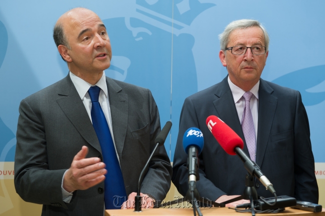French Finance Minister Pierre Moscovici.  AP-Yonhap News