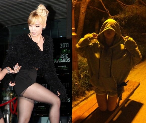 징거 다이어트 전후…“날씬해진 허벅지 부러워”