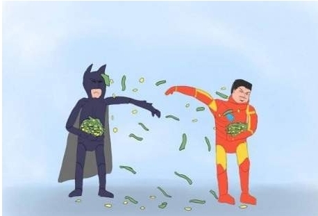 배트맨 vs 아이언맨 대결 ‘화제”…“내가 더 부자~”