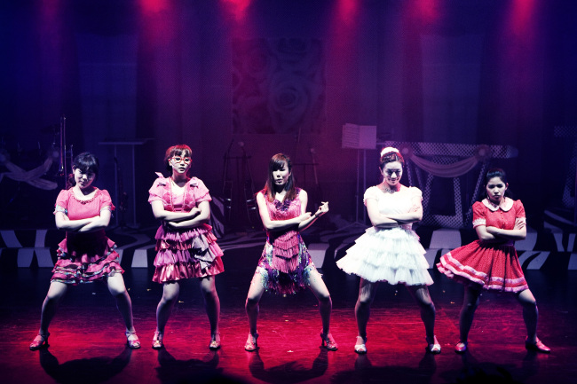 A scene from non-verbal musical “Wedding” (PMC Production)