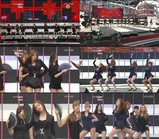 ‘뮤뱅’ 씨스타, 더위 날려버리는 섹시한 ‘부채춤’