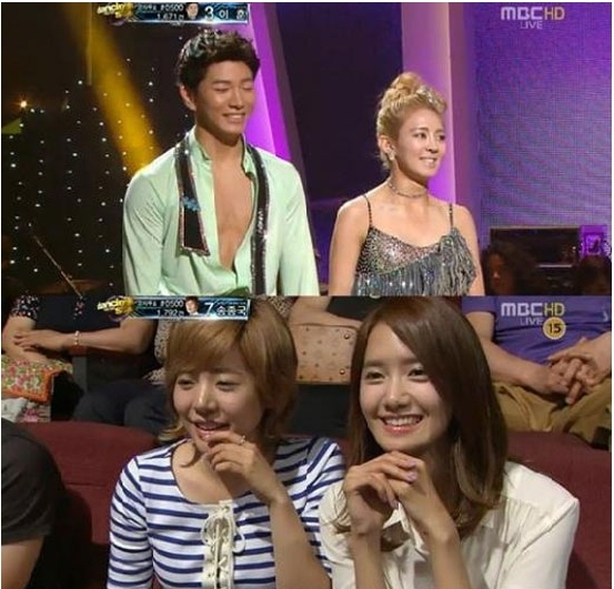 ‘소녀시대’ 윤아 써니 방청석 포착…‘댄싱스타2’ 효연 ‘응원’
