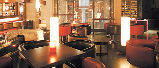 Wine buffet at JW Marriott