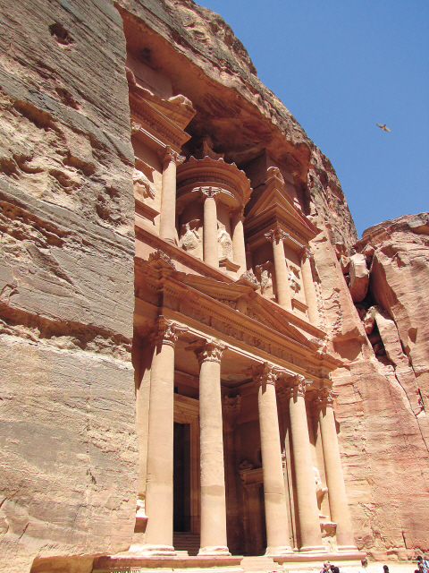 The Treasury at Petra is the gem at the heart of  the ancient city.
(Kirsty Taylor/The Korea Herald)