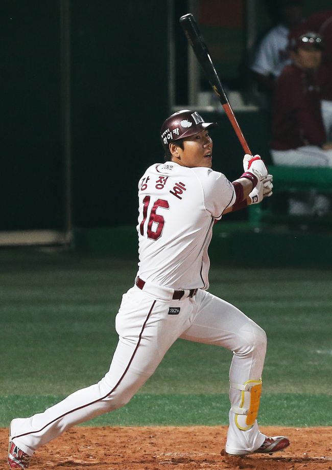 강정호(야구선수)
Nexen’s Kang Jung-ho (Yonhap News)