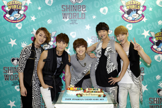 샤이니(SHINee), 가수(온유, 종현, Key, 민호, 태민)/‘日 데뷔 1주년’ 샤이니, 도쿄 공연 성황리에 개최