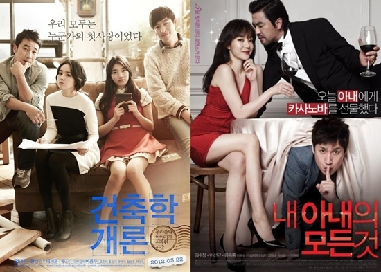 영화/건축학 개론(엄태웅, 한가인, 이제훈, 수지)/내 아내의 모든 것(2012)/[2012 상반기결산]흥행 공식 깬 韓 영화들