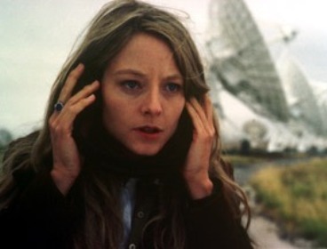 A scene from movie “Contact," which features an astronomer searching for extra-terrestrial signals, much like SETI project.