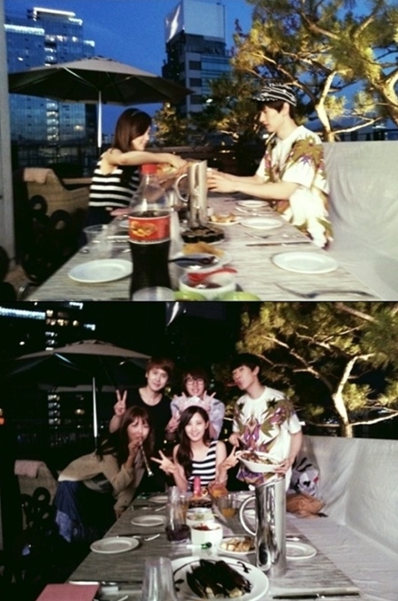 서현(서주현), 가수(소녀시대)/서현 은혁 어색 인증샷…“친한 사람들끼리 생일파티? 너무 어색해”