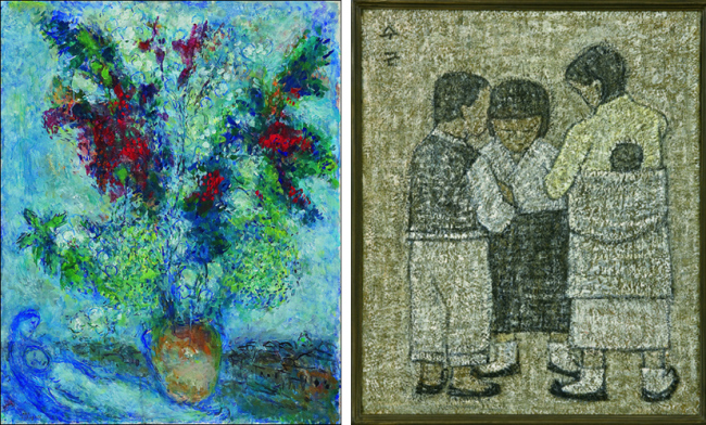 샤갈 그림 17억,박수근 15억..서울옥션 경매 총75억원 낙찰