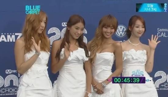 씨스타(SISTAR), 가수(소유, 보라, 다솜, 효린)/[20s 초이스]씨스타, 섹시스트 퍼포먼스상 수상