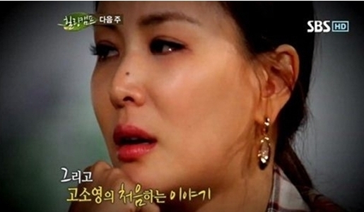 예능/SBS 힐링캠프, 기쁘지 아니한가/힐링캠프 고소영 눈물 “너무 수치스러웠다”