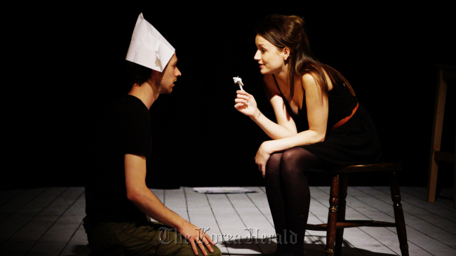 A scene from leading Korean musical production company Acom International Co.’s musical “Woyzeck.”    Acom International Co., Ltd