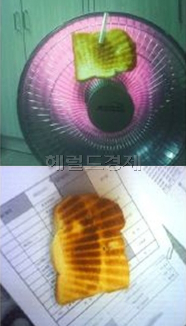 야근 중 즉석 토스트 “저게 된다고?…빵 터지네”