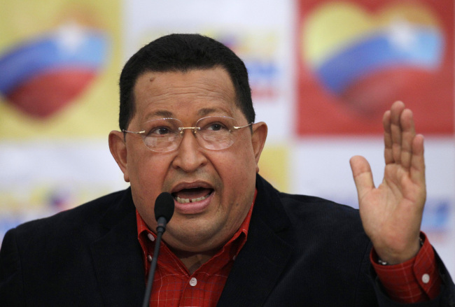 Venezuela’s President Hugo Chavez    (AP-Yonhap News)