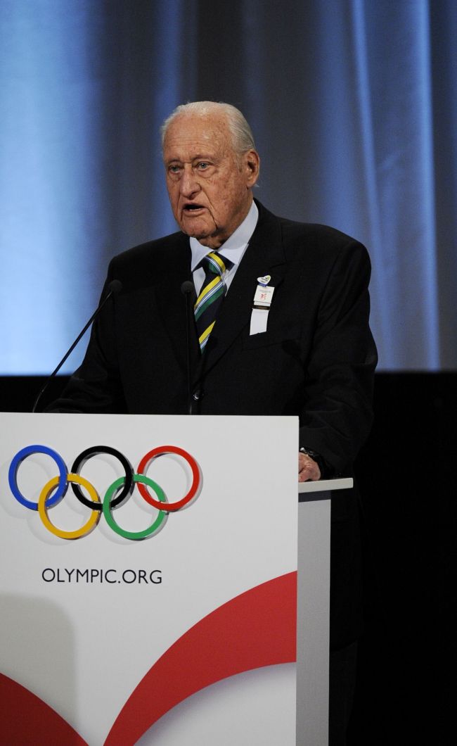 This 2009 file photo shows former FIFA president Joao Havelange in Copenhagen. ( AFP-Yonhap News)