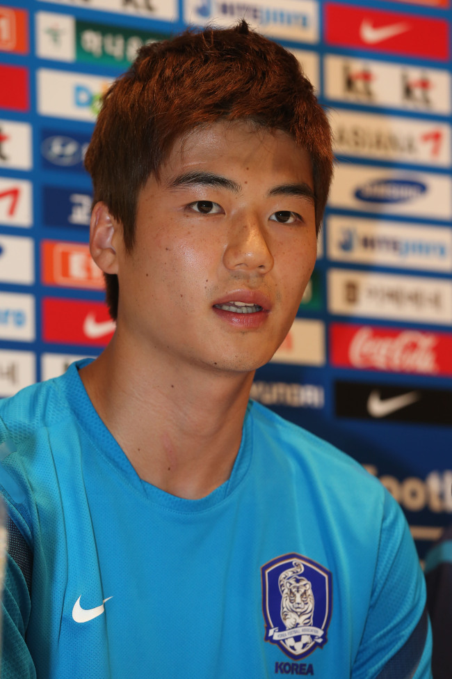 Ki Sung-yueng
기성용, 축구선수(셀틱 FC)/답변하는 기성용/(연합)